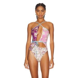 NWT Agua Bendita Betsy One Piece Swim